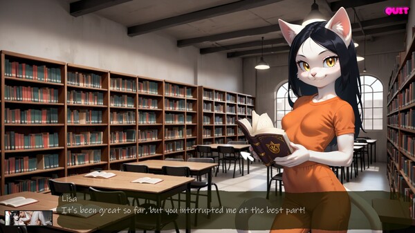 Furry Novel: Locked Heartsfor windows and Linux 1