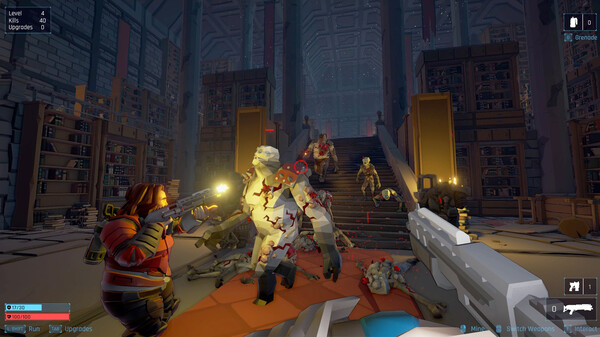 Screenshot of Bloodstone Rising gameplay showing in-action mechanics
