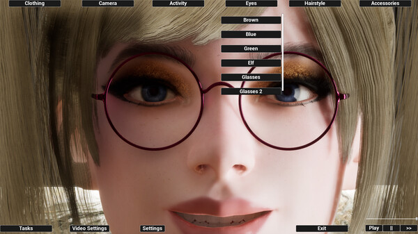 Virtual Girlfriend Lia - School Dress.