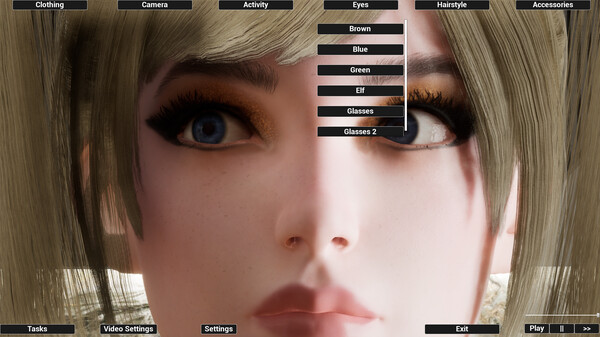 Virtual Girlfriend Lia - School Dress.