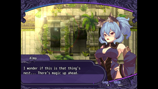 Screenshot z Alma and the Fragments of Cursed Memories