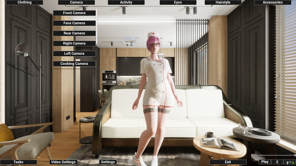 Virtual Girlfriend Lia - Nurse Suit.