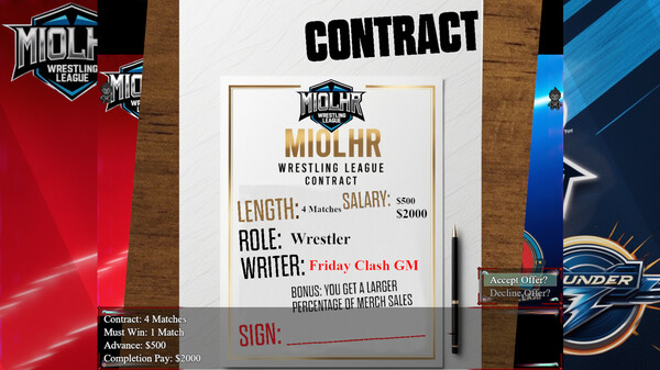 Miolhr Wrestling League The Game screenshot 2