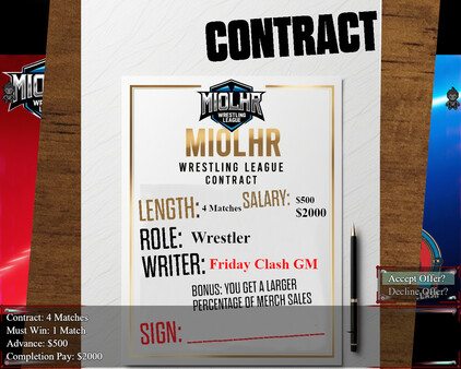 Скриншот из Miolhr Wrestling League The Game