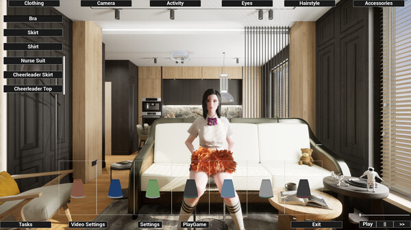 Virtual Girlfriend Lia - Cheerleader Girl.