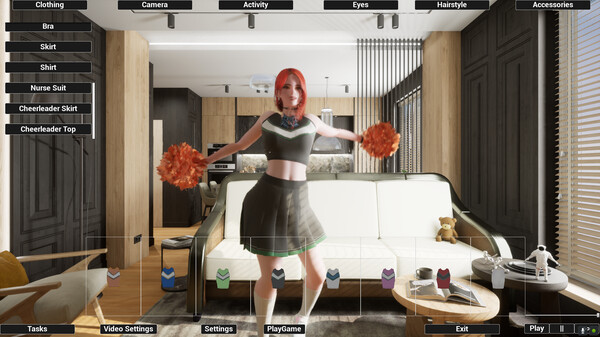 Virtual Girlfriend Lia - Cheerleader Girl.