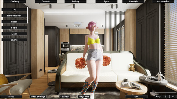 Virtual Girlfriend Lia - Cheerleader Girl.