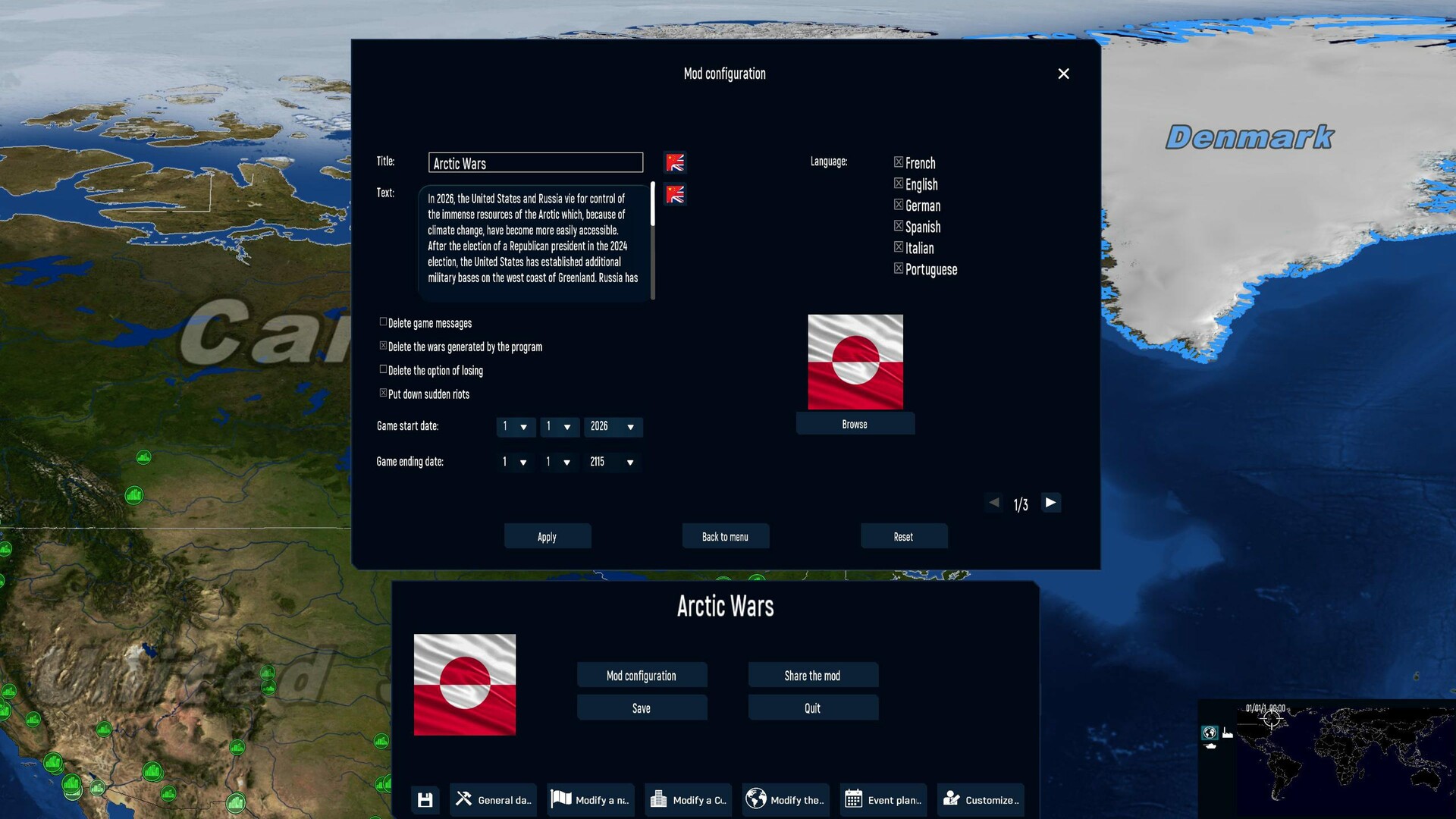 #4. Modding Tool Add-on - Geo-Political Simulator 5 (Steam) By: Eversim