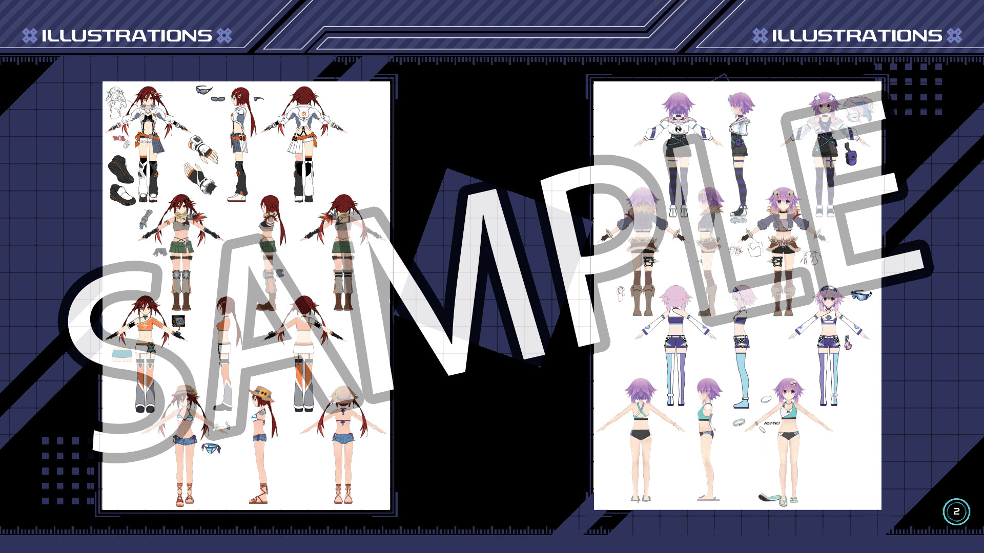 Neptunia Riders VS Dogoos Digital Art Book + Wallpaper Featured Screenshot #1