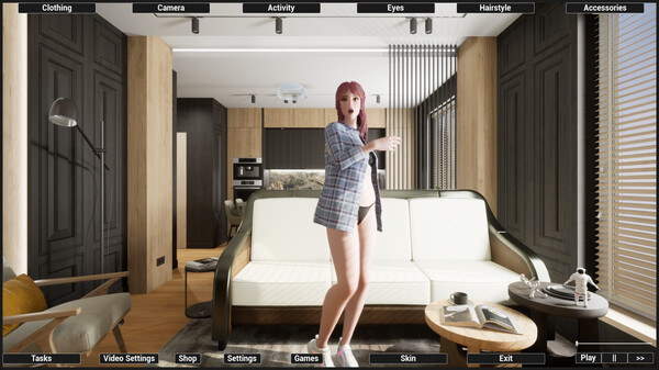 Virtual Girlfriend Lia - Home Wear