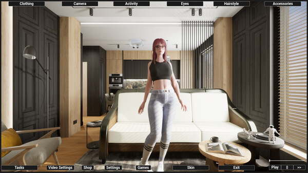 Virtual Girlfriend Lia - Home Wear — скриншот 7