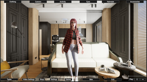 Virtual Girlfriend Lia - Home Wear — скриншот 9