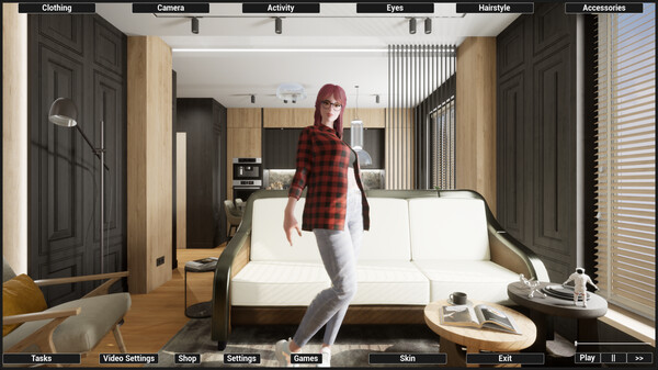 Virtual Girlfriend Lia - Home Wear — скриншот 8