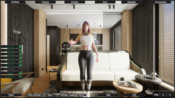 Virtual Girlfriend Lia - Home Wear — скриншот 10