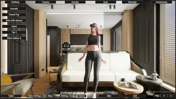 Virtual Girlfriend Lia - Home Wear — скриншот 4
