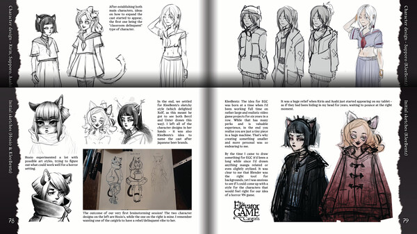 The Elevator Game with Catgirls - Digital Artbook The Elevator Game with Catgirls - Digital Artbook