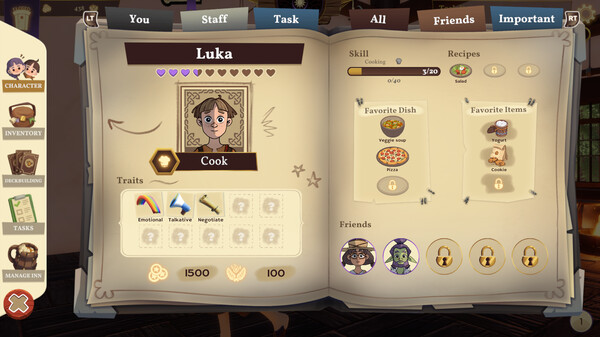 Screenshot z Magic Inn: Prologue