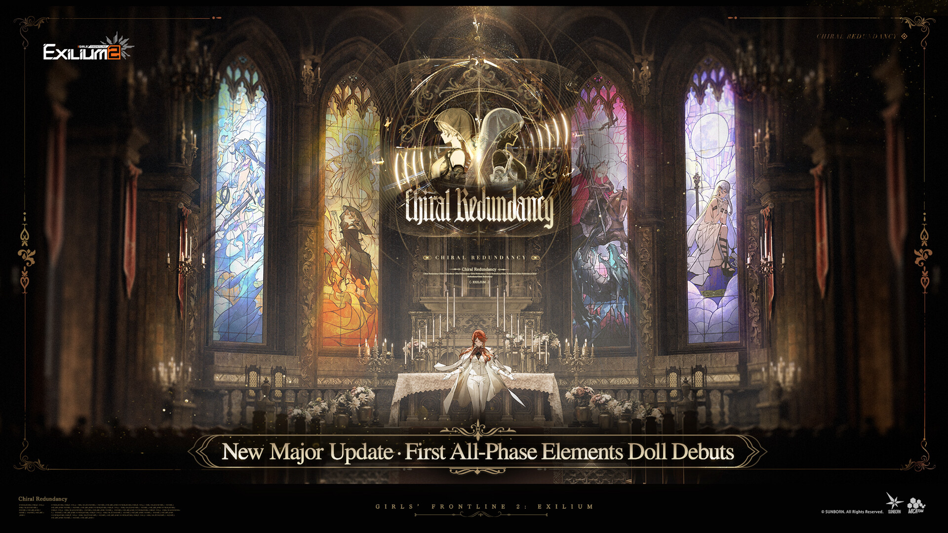 Girls Frontline 2 Chiral Redundancy official battle artwork
