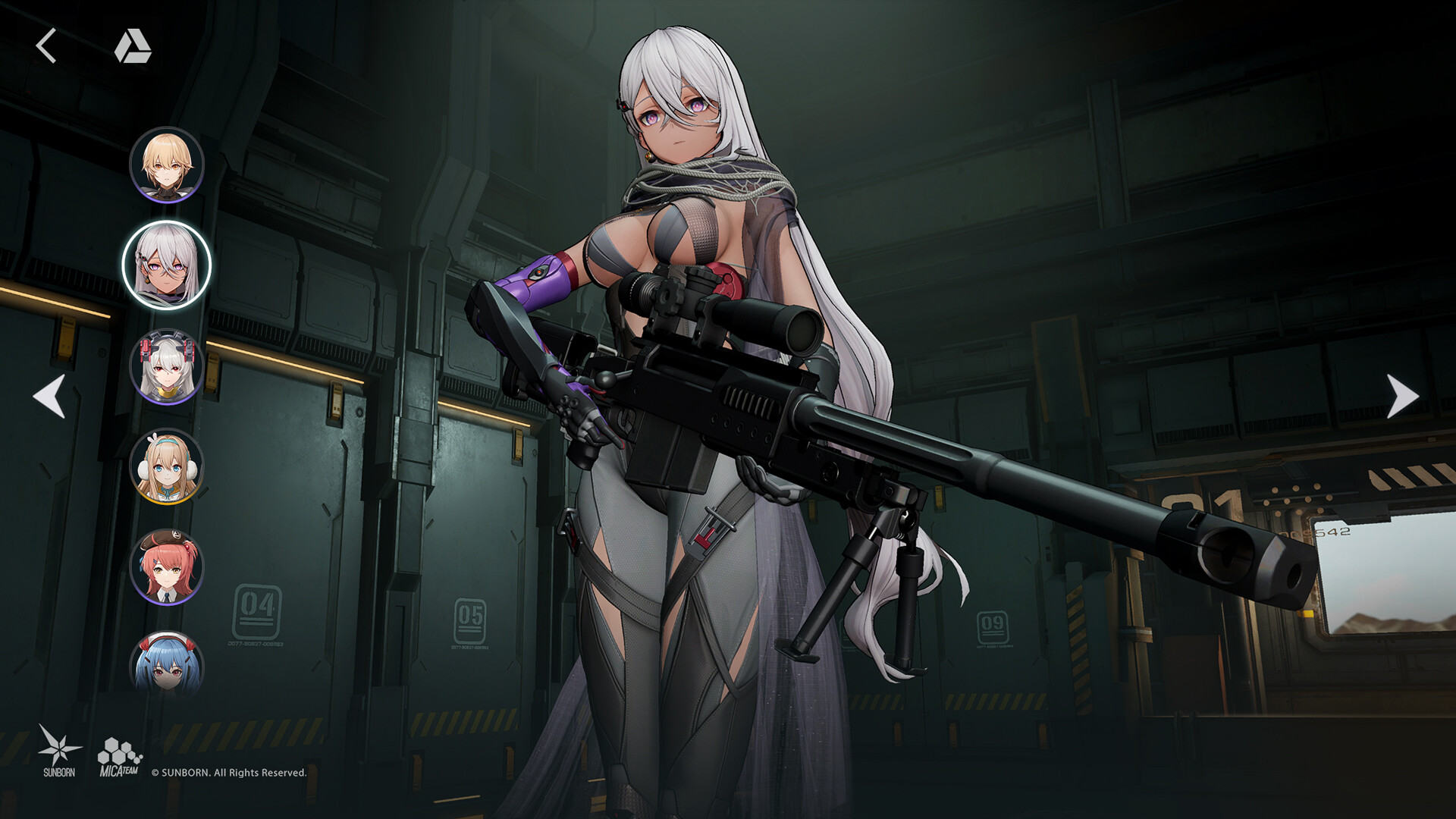 Girls Frontline 2 squad scene from the official Steam listing