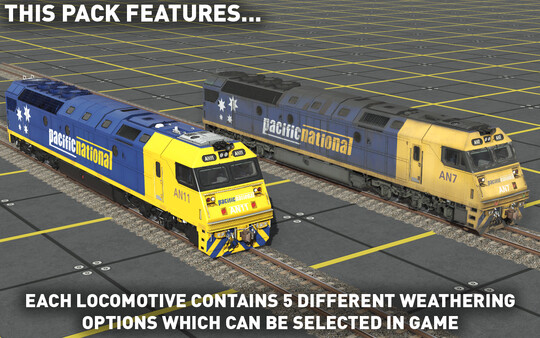Trainz 2022 DLC - SA AN Class - Pacific National