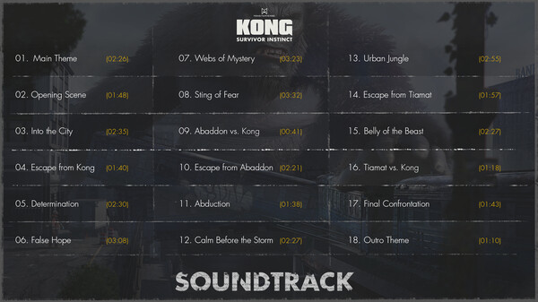 Kong: Survivor Instinct Soundtrack