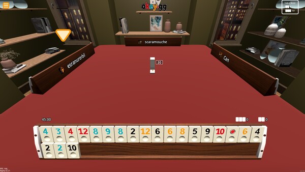 Скриншот 3 из игры okey.gg