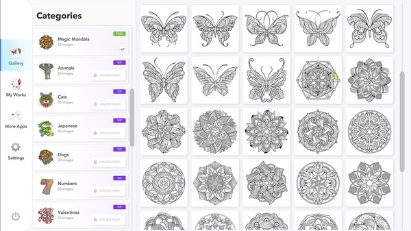 Coloring Book for Adults - Full Version screenshot 3