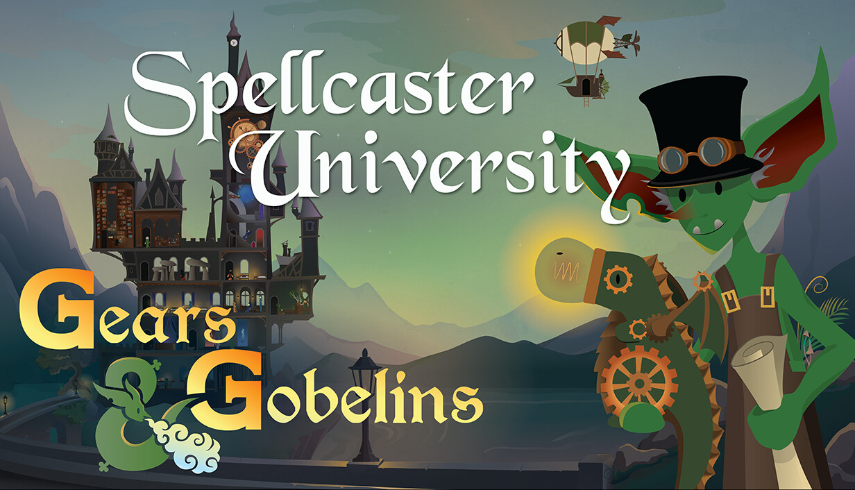 Spellcaster University - Gears and Gobelins cover art