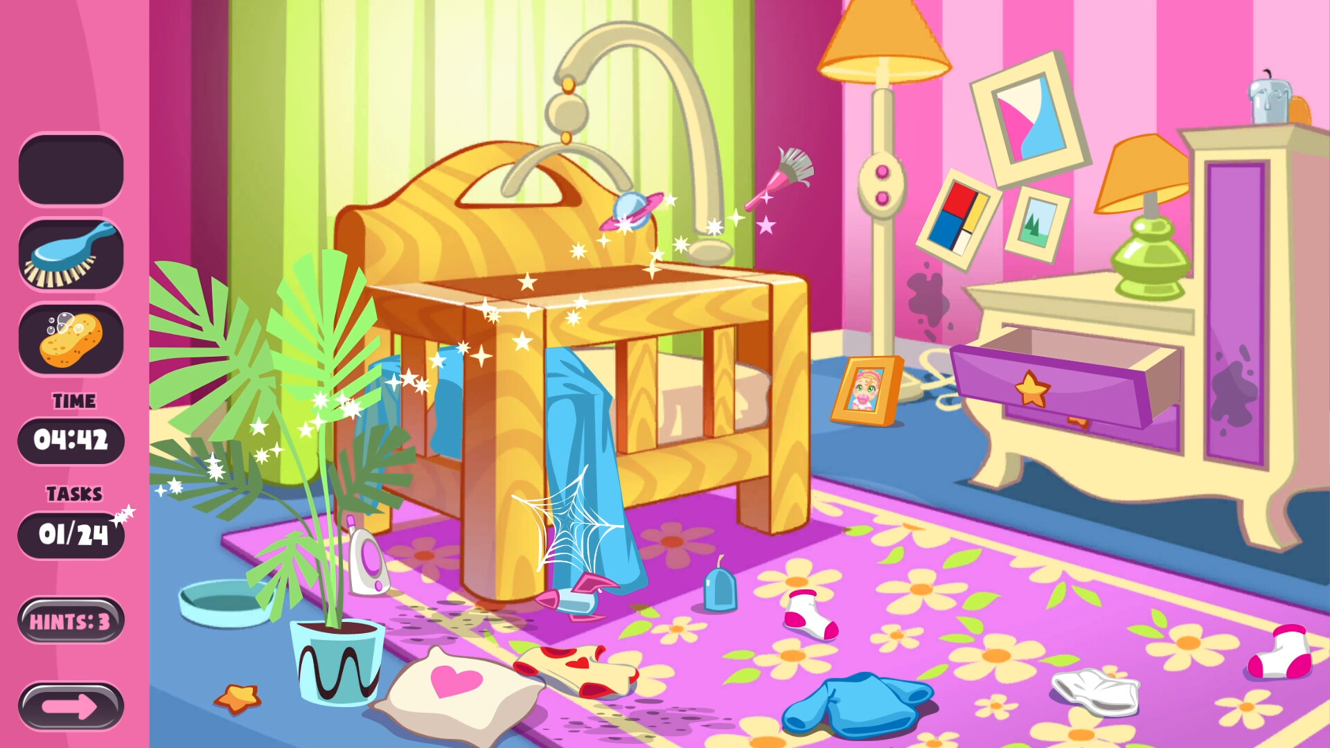Home Cleaning: Cozy Baby Cleanup screenshot #1