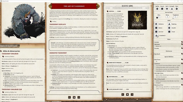 Fantasy Grounds - Vermilium: Blood Hunt