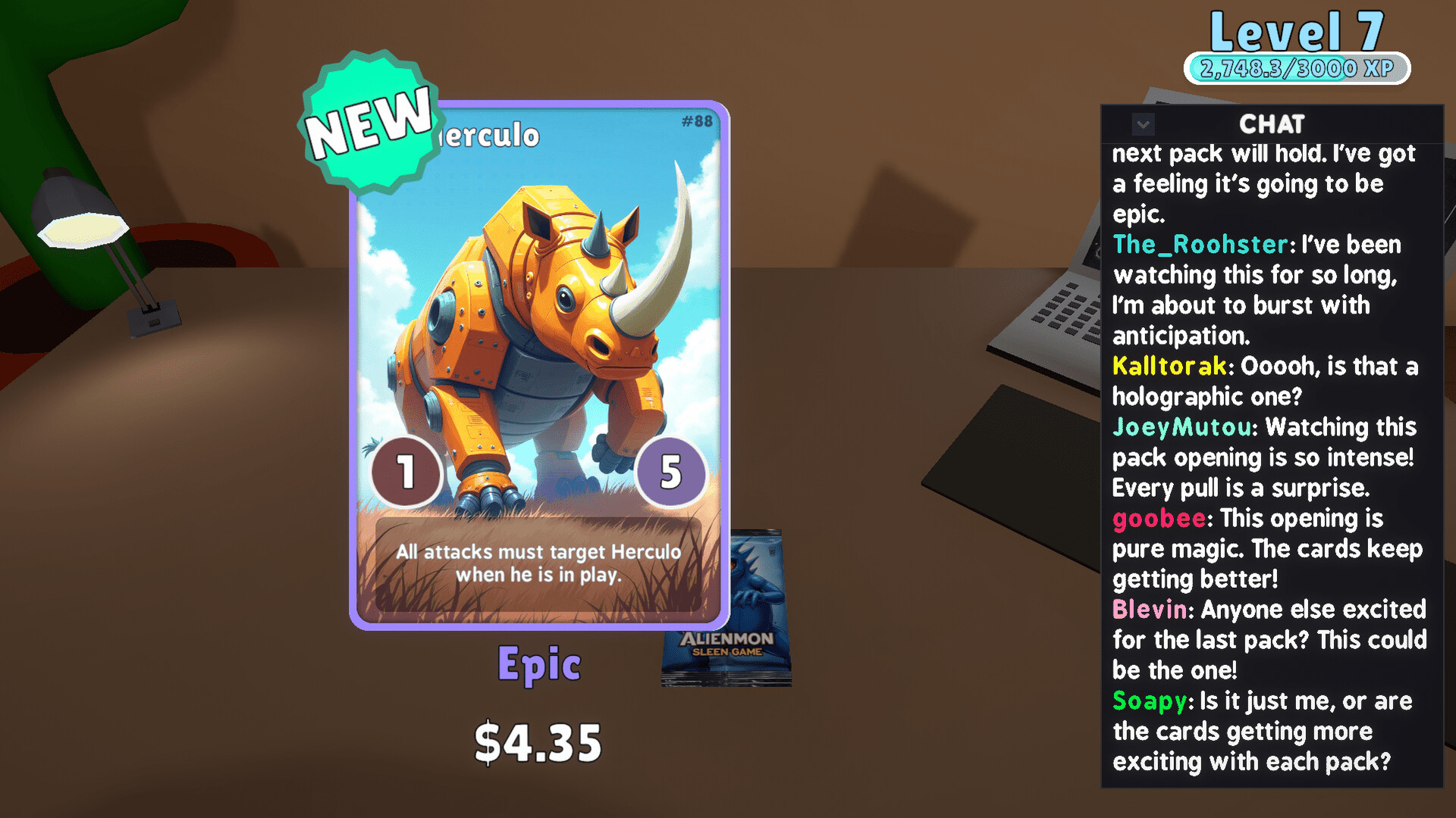 Card Collection Simulator screenshot #1