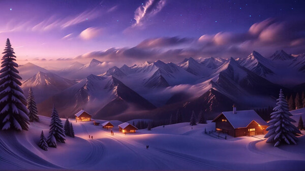 Screenshot z AI-VJ - Après-ski Visuals