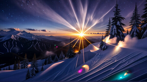 Screenshot z AI-VJ - Après-ski Visuals