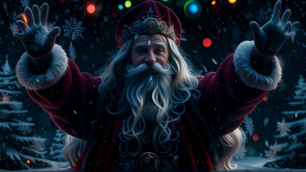 Screenshot z AI-VJ - Christmas Visuals