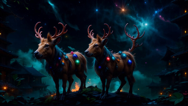 AI-VJ - Christmas Visuals