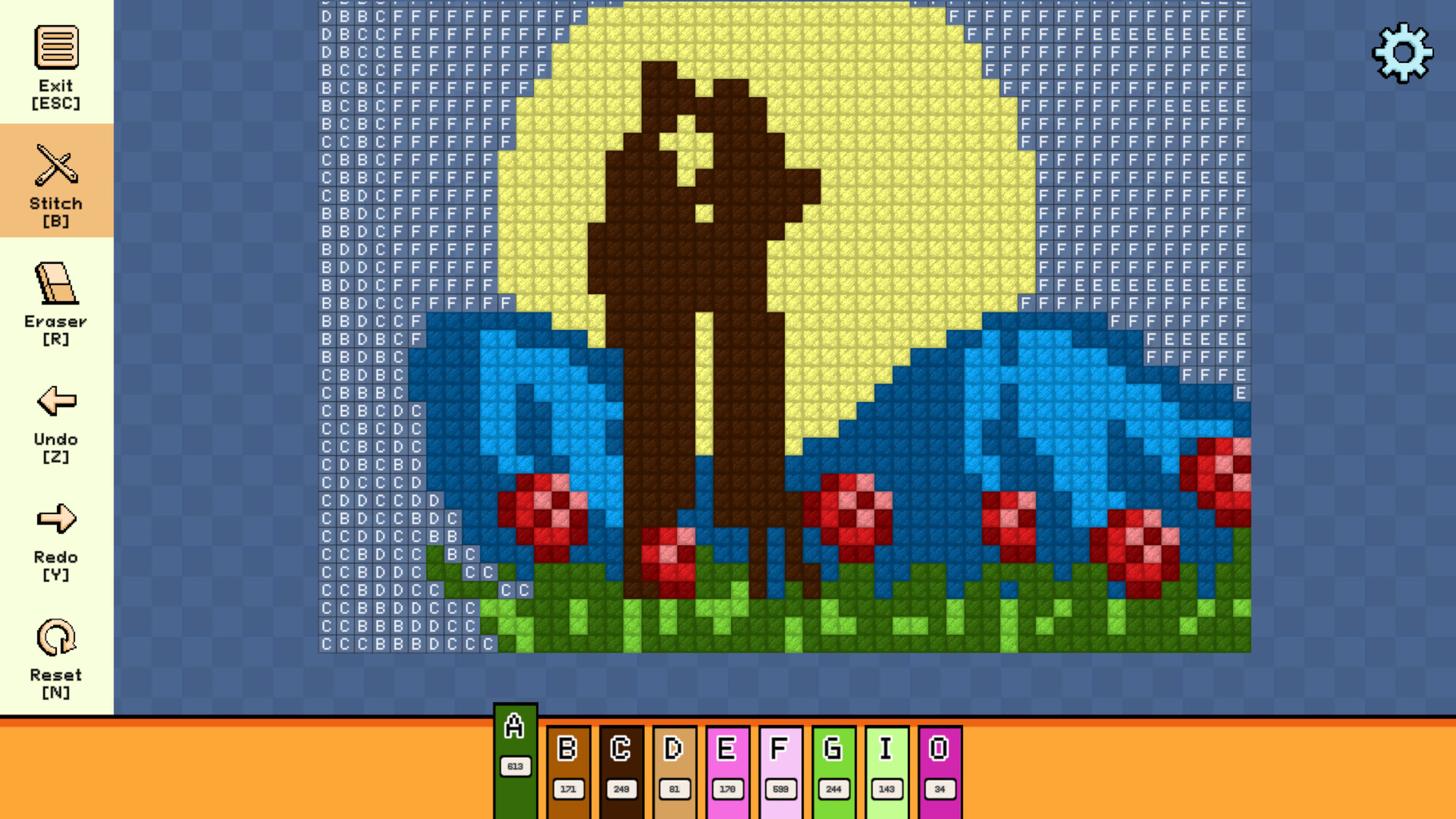 Pixel Cross Stitch - Valentine's Day Pack Featured Screenshot #1