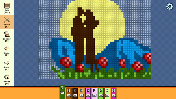 Pixel Cross Stitch - Valentine's Day Pack for steam Pixel Cross Stitch - Valentine's Day Pack for steam