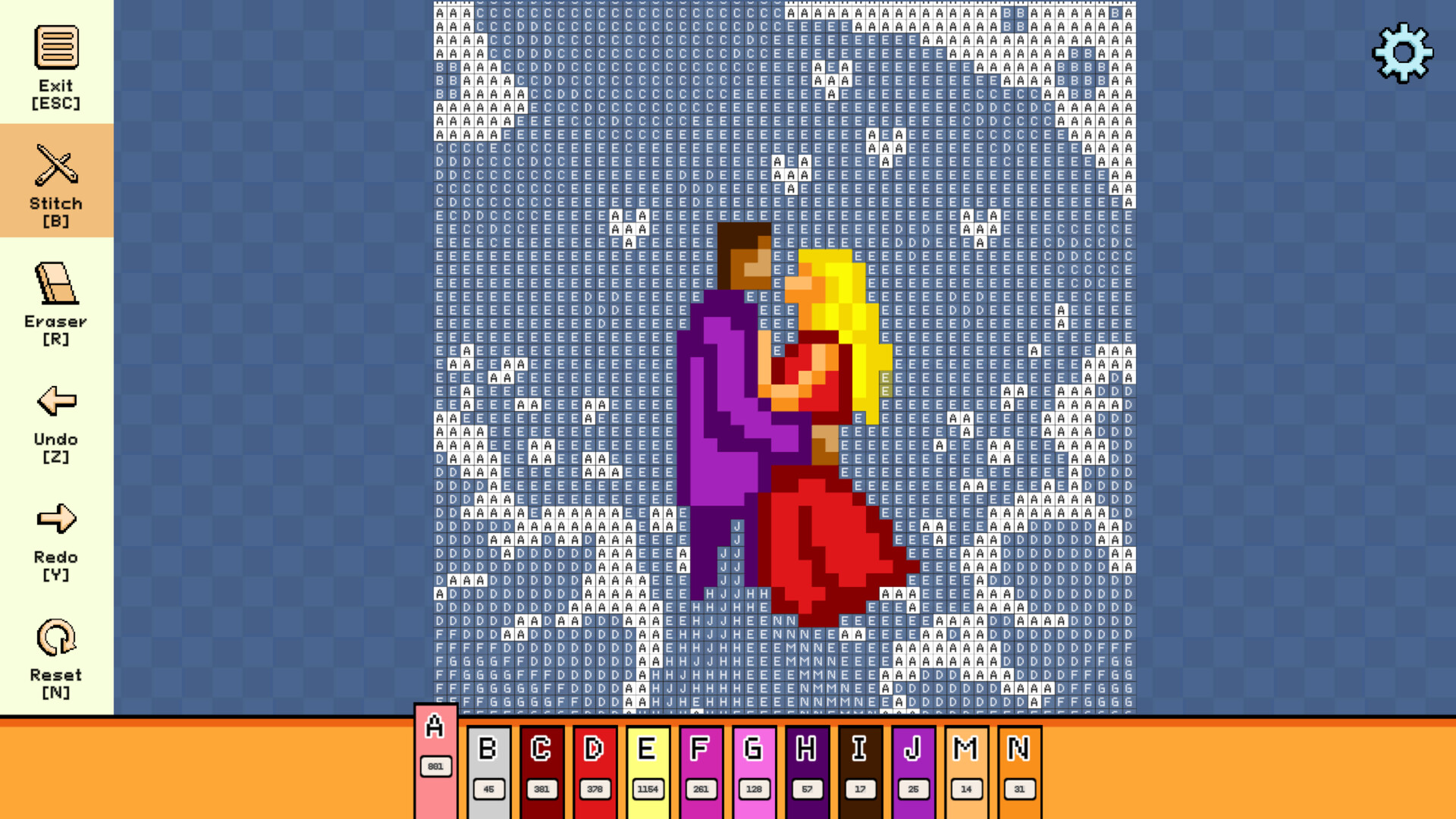 Pixel Cross Stitch - Valentine's Day Pack 2 Featured Screenshot #1