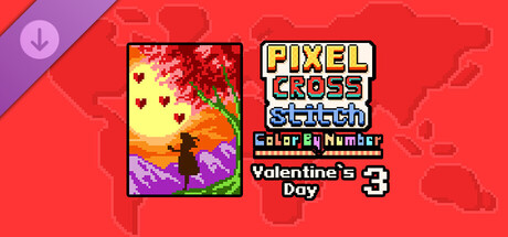 Pixel Cross Stitch - Valentine's Day Pack 3 banner image