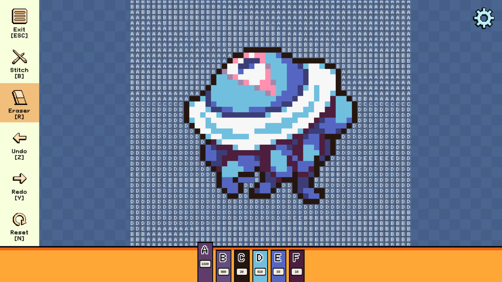 #3. Pixel Cross Stitch - Menacing Monsters Pack (Steam) 由: Error 300