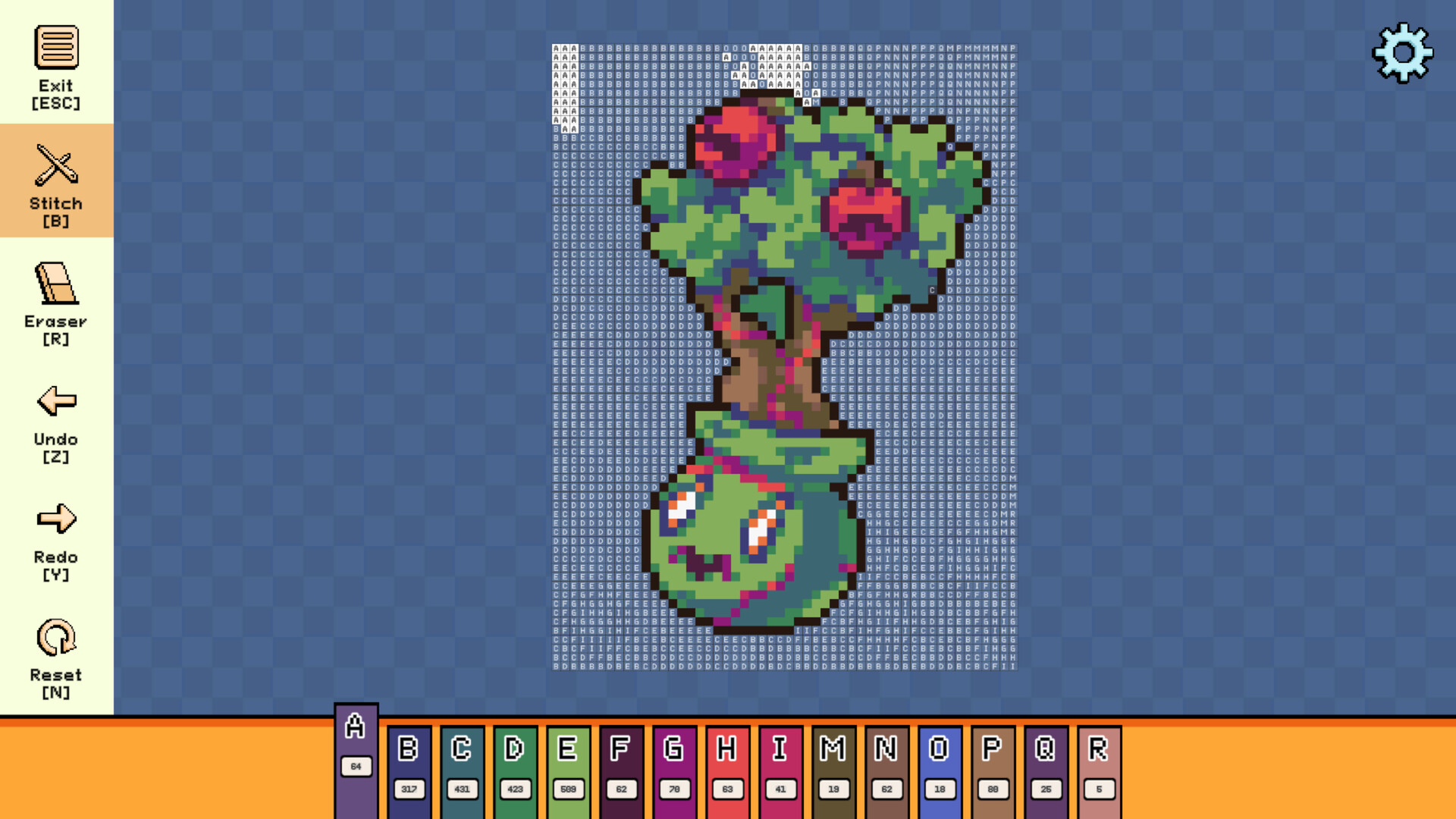 #3. Pixel Cross Stitch - Menacing Monsters Pack 2 (Steam) Podle: Error 300