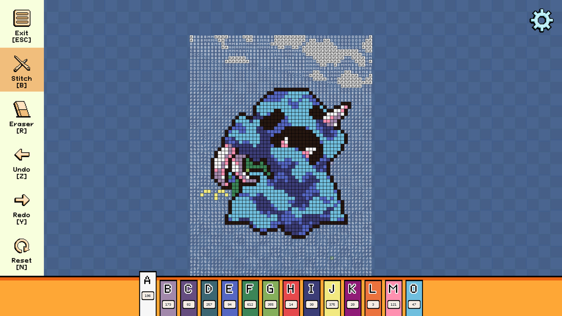Pixel Cross Stitch - Menacing Monsters Pack 3 Featured Screenshot #1