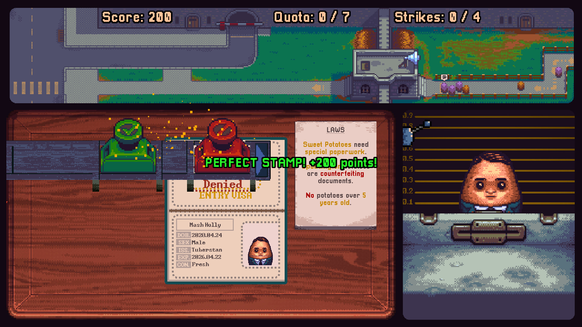 Spud Customs Demo Featured Screenshot #1