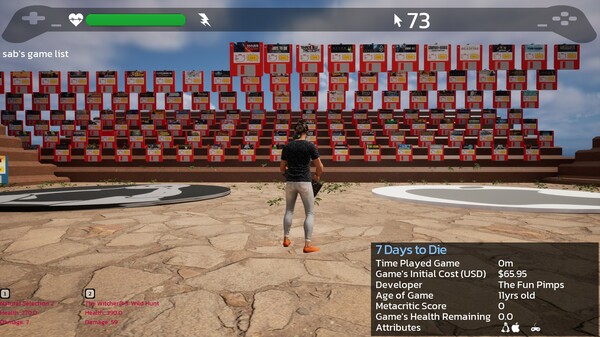 Game Quest: The Backlog Battler screenshot 1