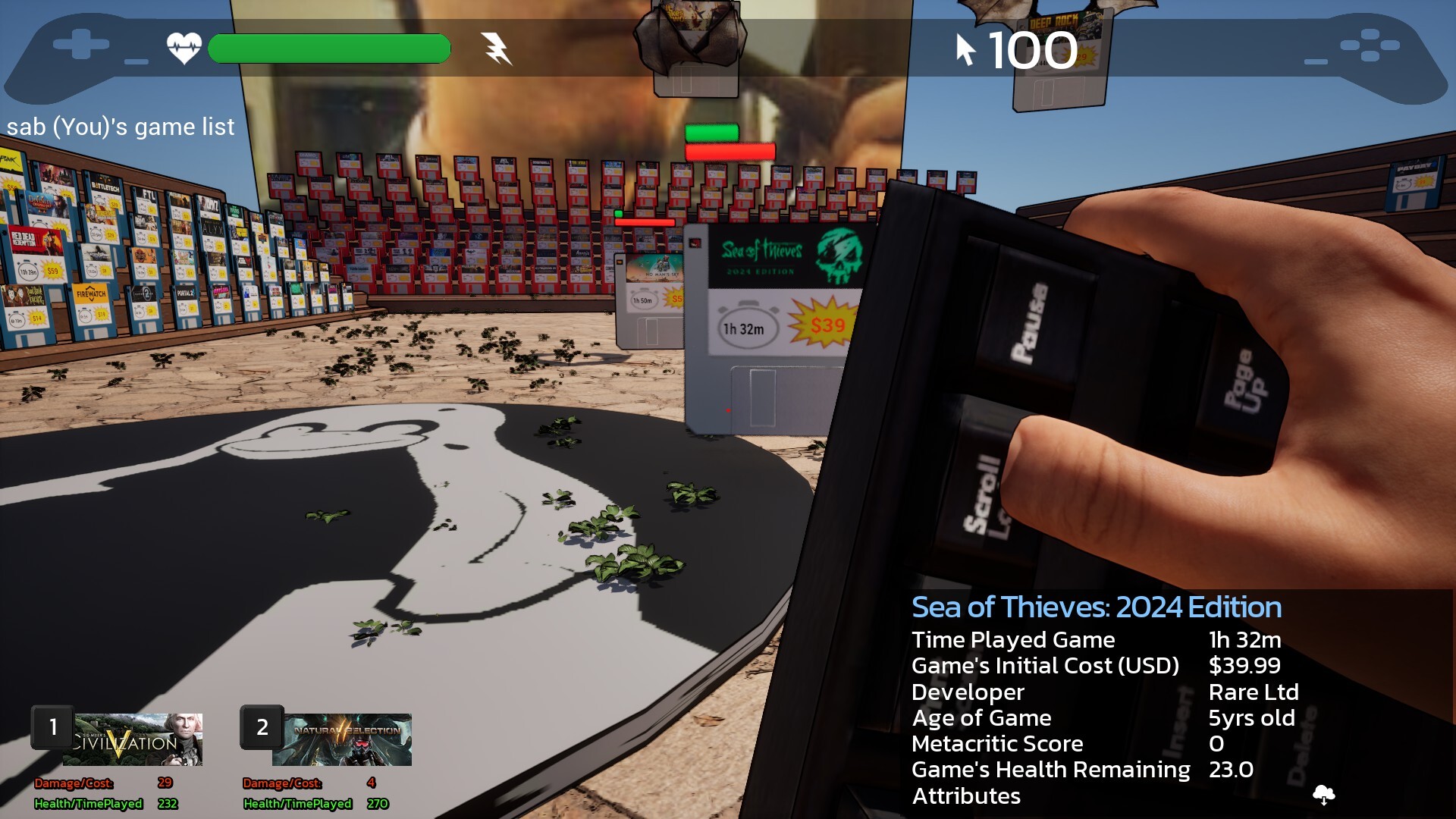 Game Quest: The Backlog Battler screenshot #3