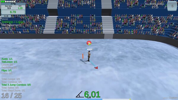 Screenshot z Figure Skating Legends