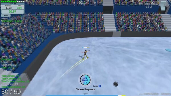 Screenshot z Figure Skating Legends