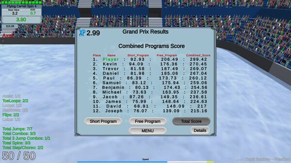 Screenshot z Figure Skating Legends