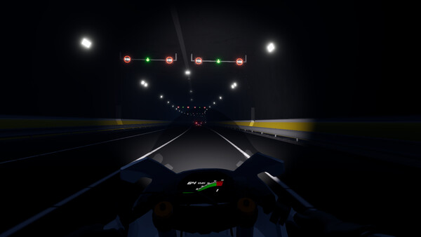 Motorcycle Night Ride — скриншот 1
