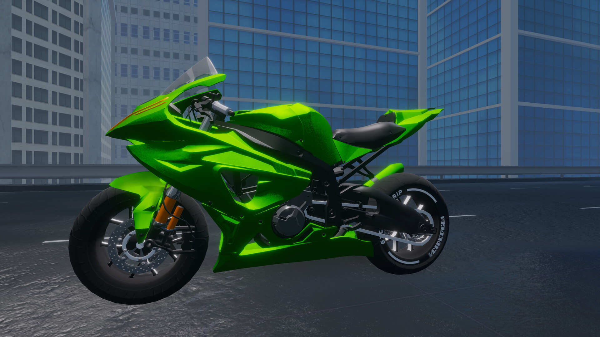 Motorcycle Night Ride screenshot 9